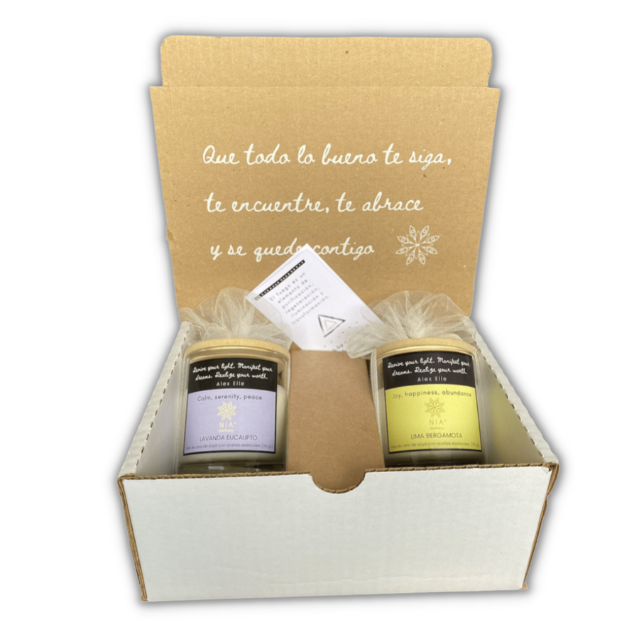 Set de 2 velas (Precio Especial)